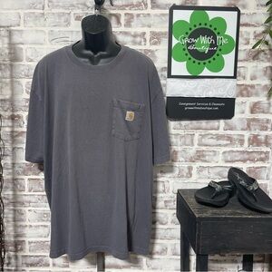 Carhartt Men's Gray Pocket T-Shirt